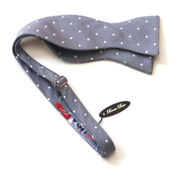 NWT Men's bow tie Silk Self - tied Bow tie Gift Box S442 - Picture 7 of 10